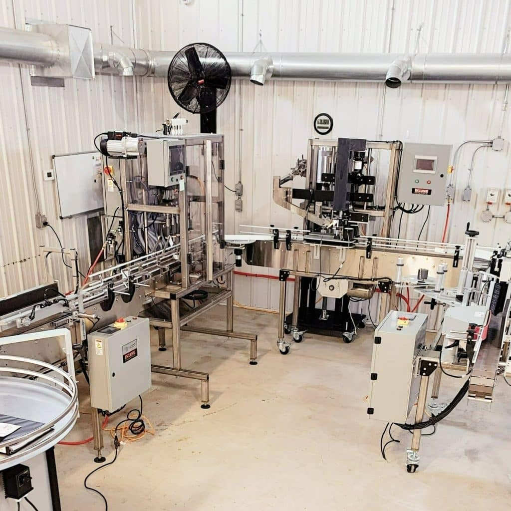 Liquor bottling plant